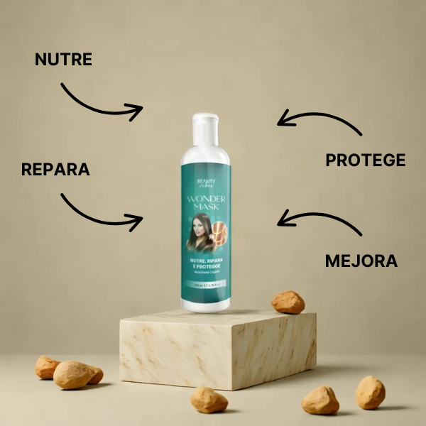 Wonder Mask® - ¡Cabello liso y definido con un solo producto!